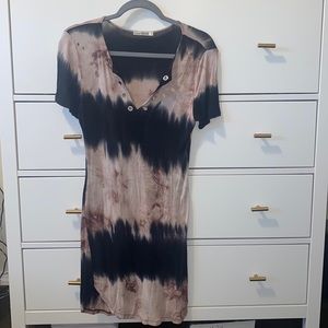 Medium tie dye slim dress